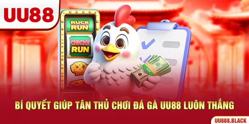 Bí quyết giúp tân thủ chơi đá gà UU88 luôn thắng
